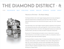 Tablet Screenshot of diamonddistrict.org